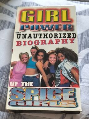Vintage "Girl Power: The Unauthorized Biography of the Spice Girls" VHS